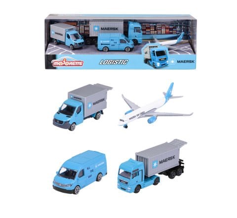 Majorette MAERSK Araçları 4lü