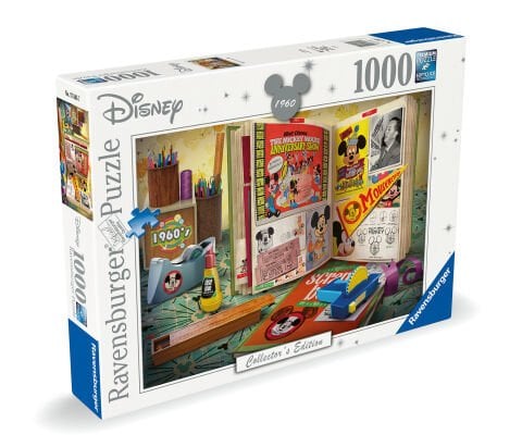 1000 Parça Puzzle Walt Disney Mickey Mouse 1960'lar