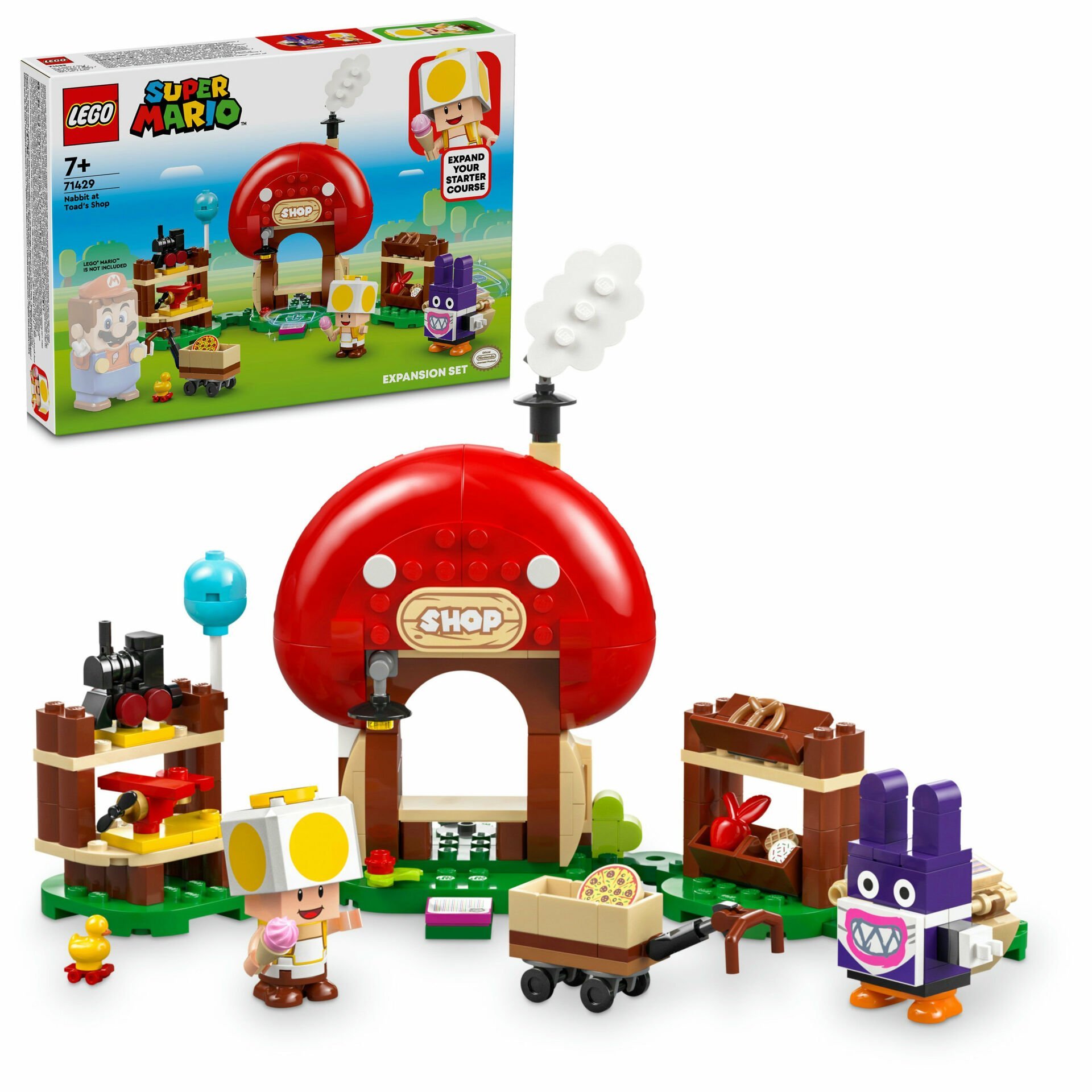 LEGO® Super Mario™ Nabbit Toad'un Dükkanında Ek Macera Seti 71429