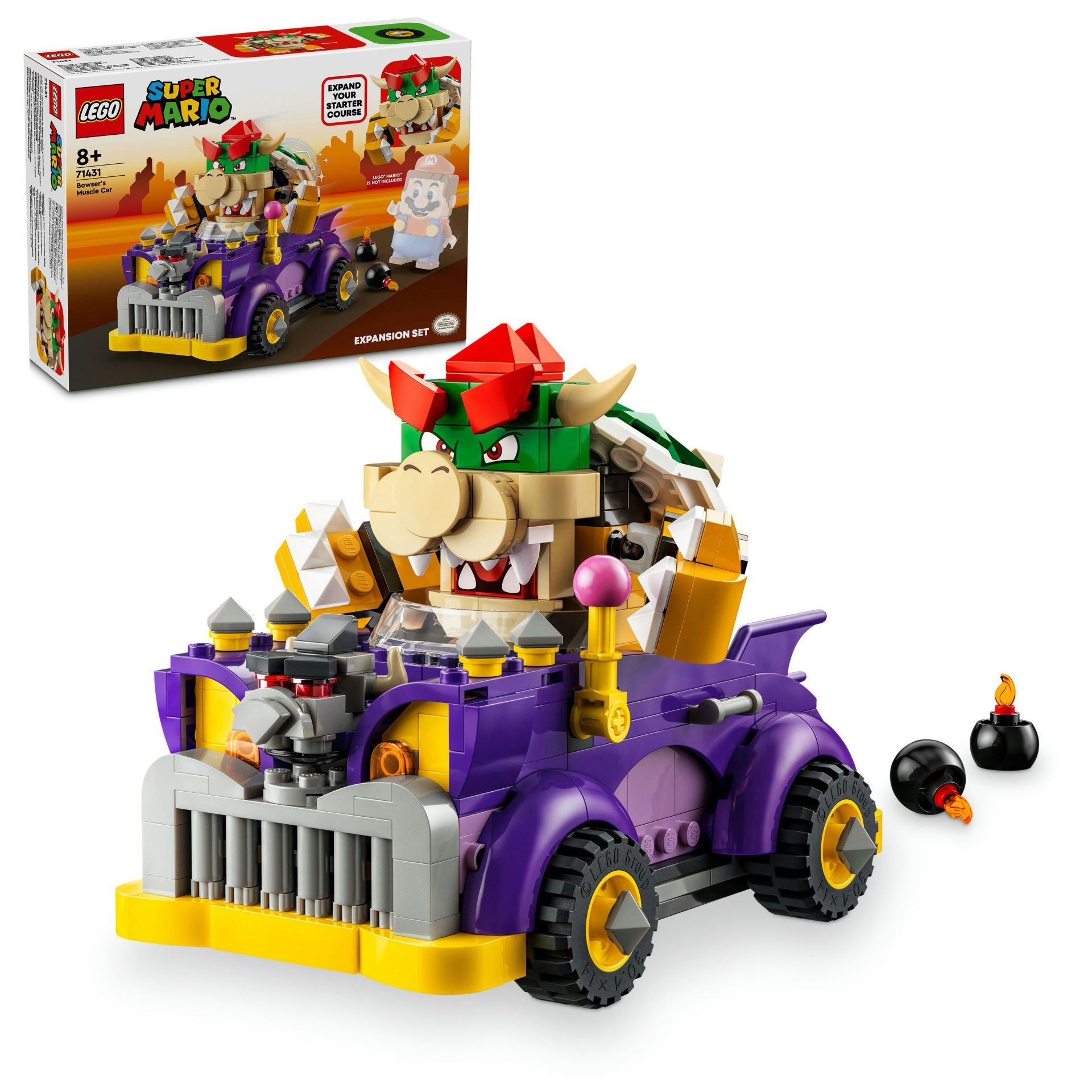 LEGO® Super Mario™ Bowser'ın Büyük Arabası Ek Macera Seti 71431