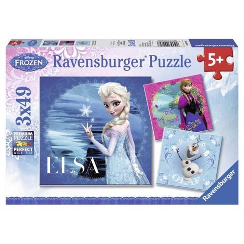 3x49 Parça Puzzle Walt Disney Frozen