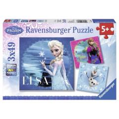 3x49 Parça Puzzle Walt Disney Frozen