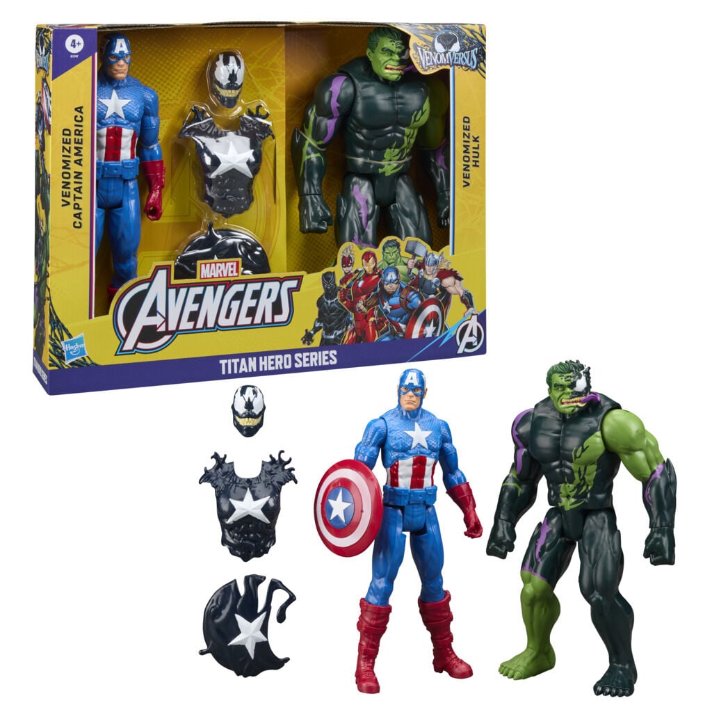 Avengers Captain America Hulk Figür