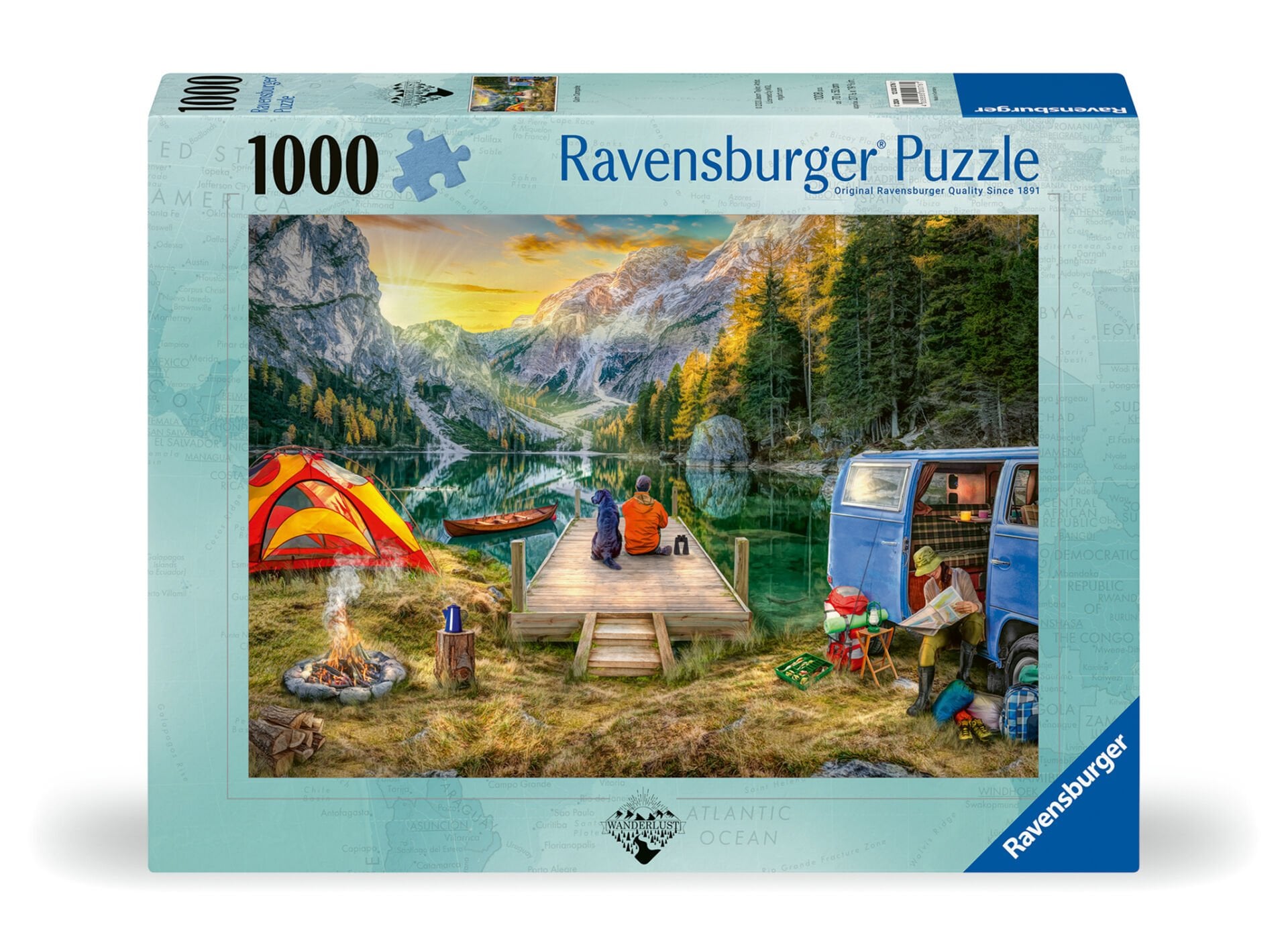 1000 Parça Puzzle Kamp