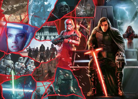 1000 Parça Puzzle Star Wars Vill Kylo Ren