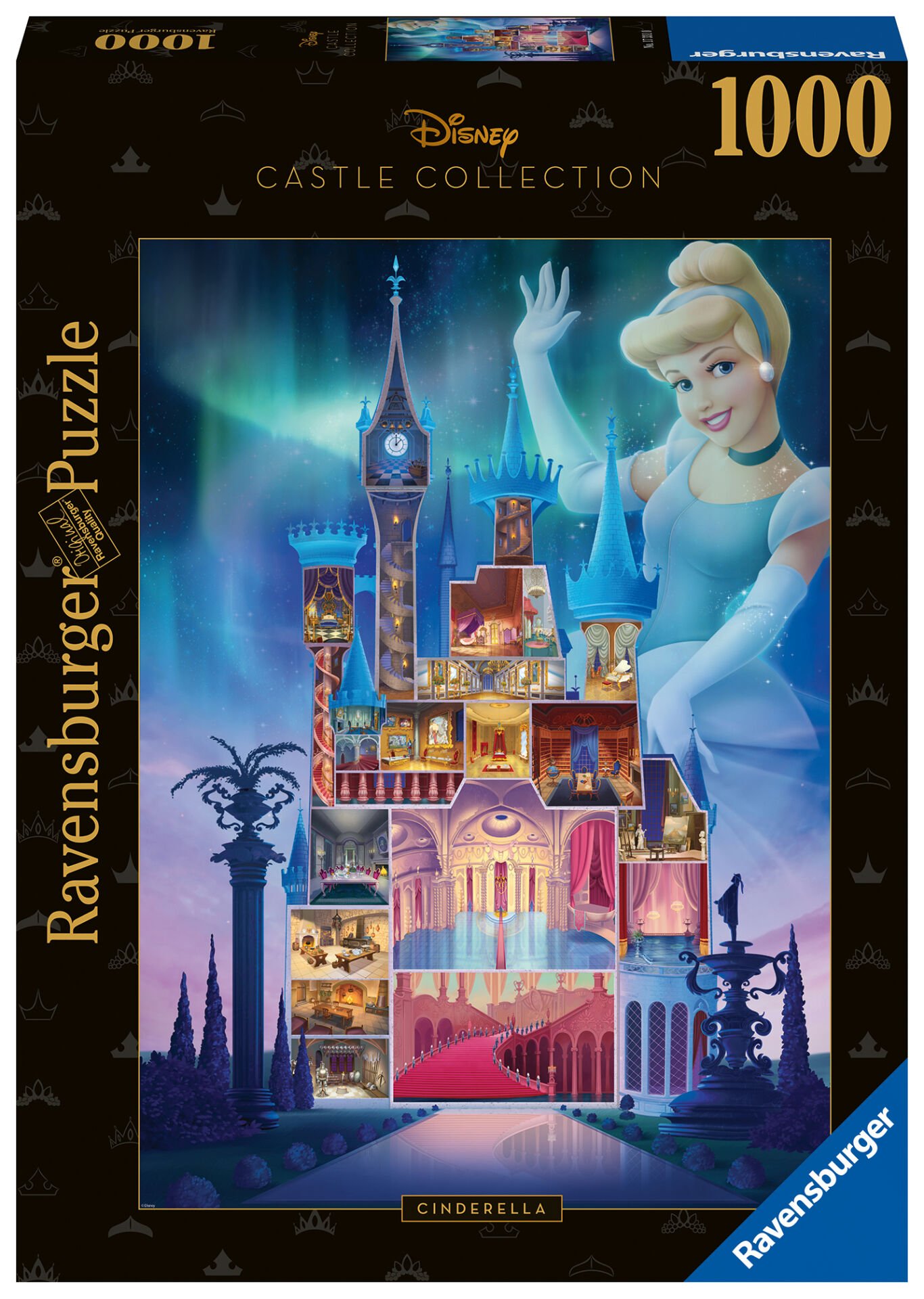1000 Parça Puzzle Walt Disney Cinderella Şato