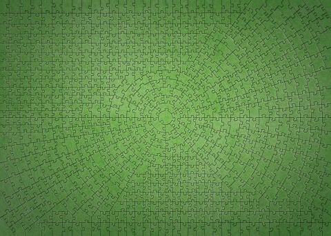 654 Parça Puzzle Krypt Yeşil