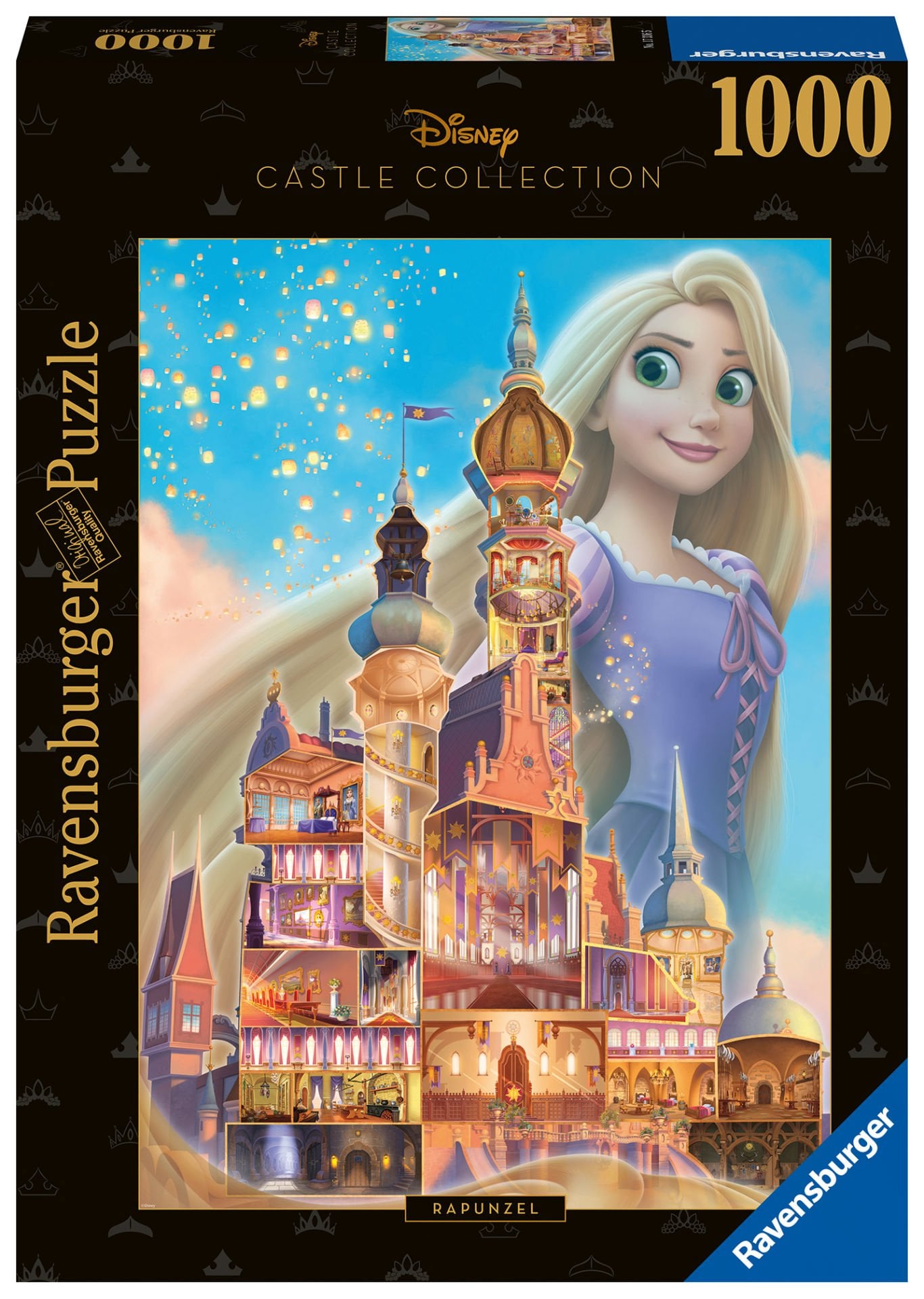 1000 Parça Puzzle Walt Disney Rapunzel Şato