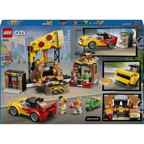 LEGO® City Araçlarla Pizza Dağıtım Deneyimi 60496