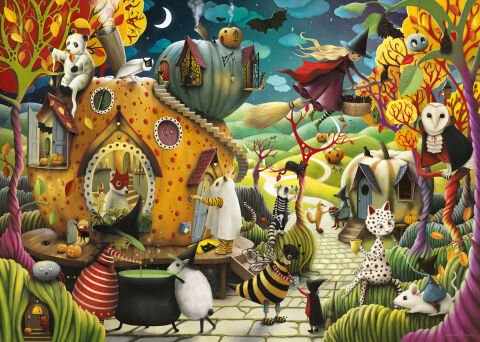 1000 Parça Puzzle  Cadılar Bayramı