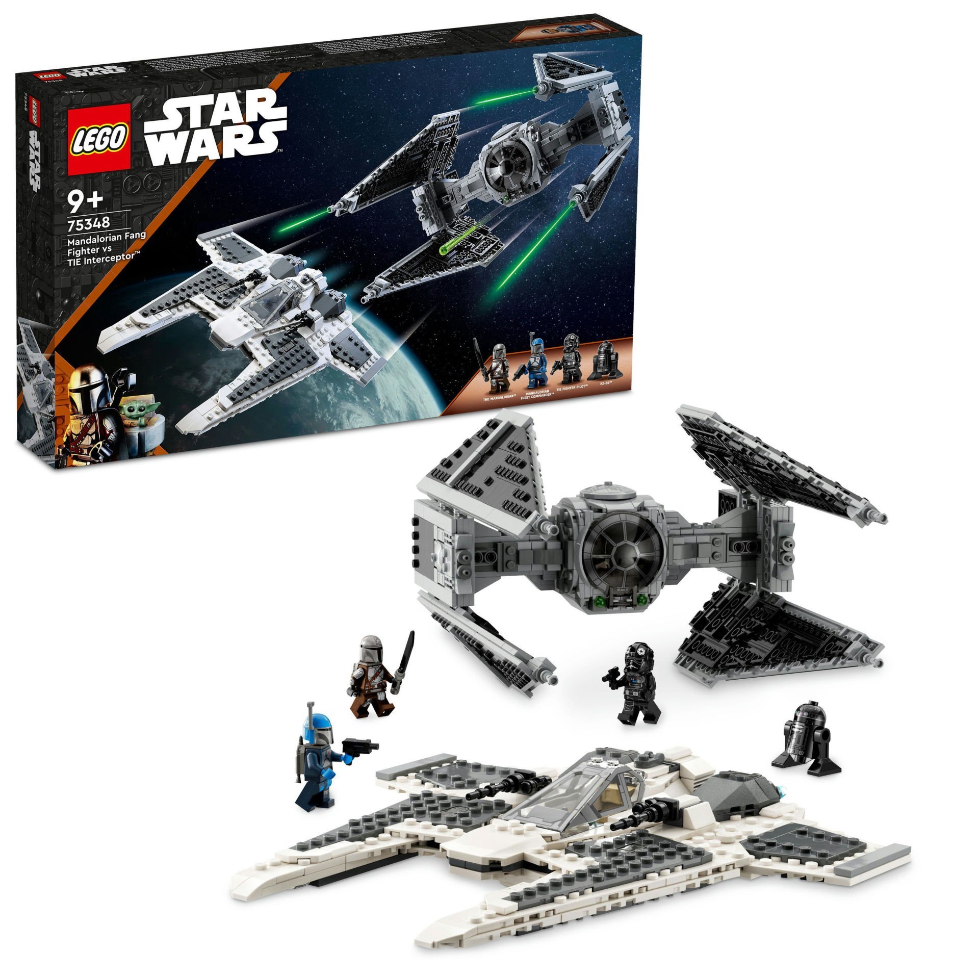 LEGO® Star Wars™ Mandalorian Fang Fighter TIE  Interceptor™'a Karşı