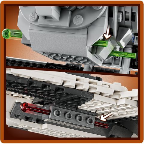 LEGO® Star Wars™ Mandalorian Fang Fighter TIE  Interceptor™'a Karşı 75348
