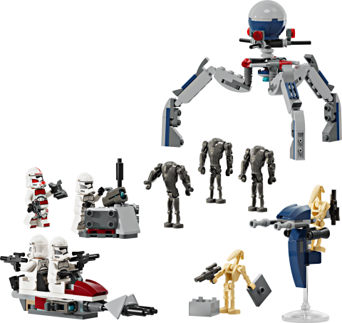LEGO® Star Wars™ Klon Trooper ve Savaş Droidi Savaş Paketi 75372