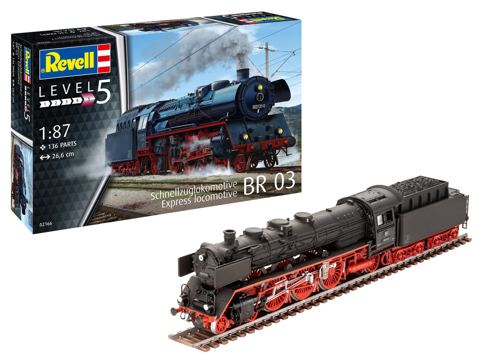 Revell BAUREIHE 03 1:87 鉄道模型 Express Locomotive BR03 Tender