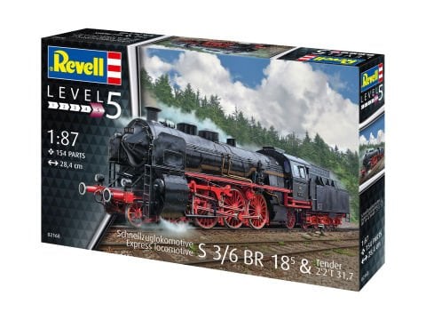 Revell  Express Locomotive S3/6 BR18(5) Tender 2‘2’T