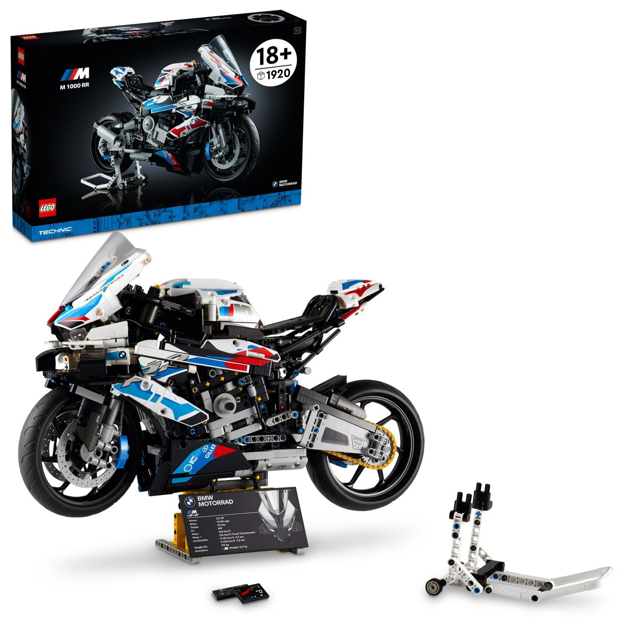 LEGO® Technic BMW M 1000 RR 42130 Model Yapım Seti (1925 Parça)