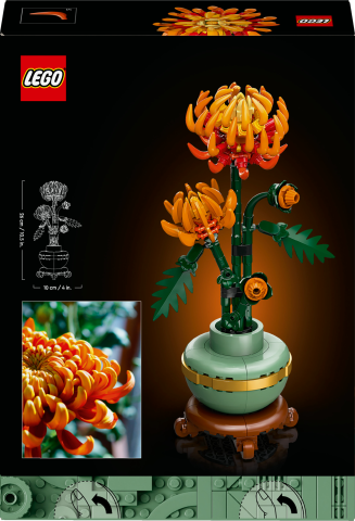 LEGO® Icons Krizantem Dekoratif Çiçek Yapım Seti 10368