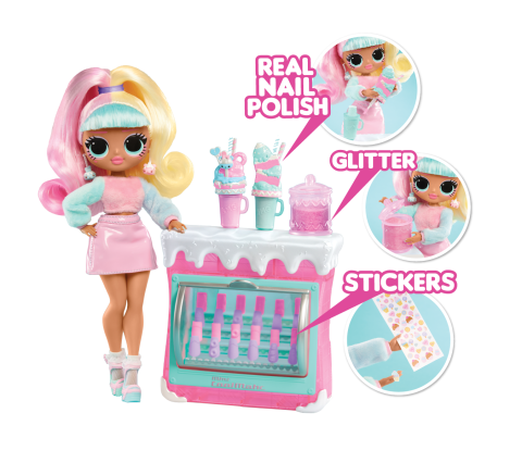 LOL Surprise Sweet Nails OMG Candylicious Sprinkles Tatlı Dükkanı