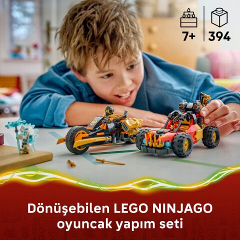 LEGO® NINJAGO® Kai ve Cole’un Birleşen Araçları 71864