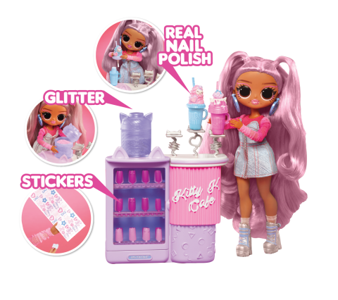 LOL Surprise Sweet Nails OMG Kitty K Kafe