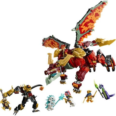 LEGO® NINJAGO® Wyldfyre'ın Dönüşen Ejderha Robotu 71868
