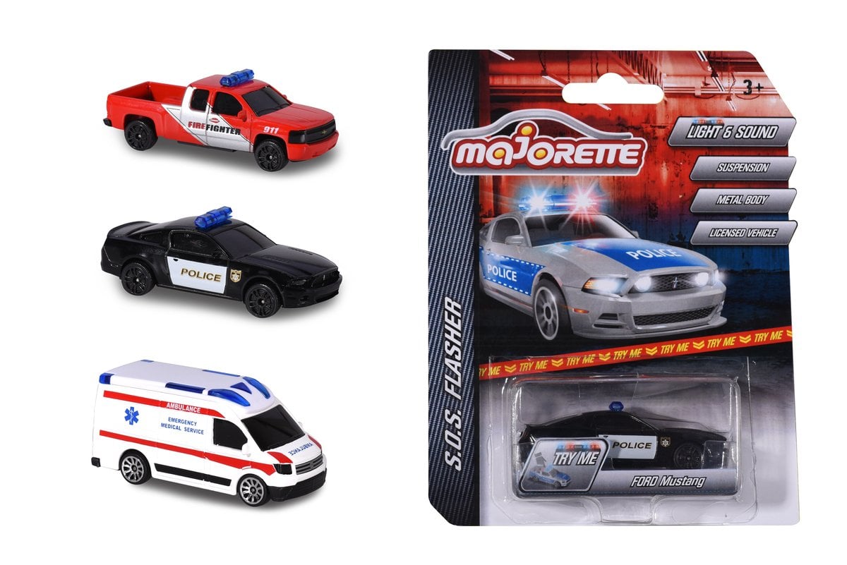 Majorette Işıklı SOS Araçları