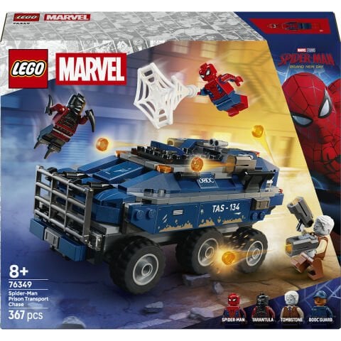 LEGO® ǀ Marvel Örümcek Adam Hapishane Nakliye Aracı Takibi 76349