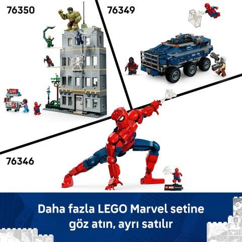 LEGO® ǀ Marvel Örümcek Adam ve Hulk’ın Destansı Çarpışması 76350