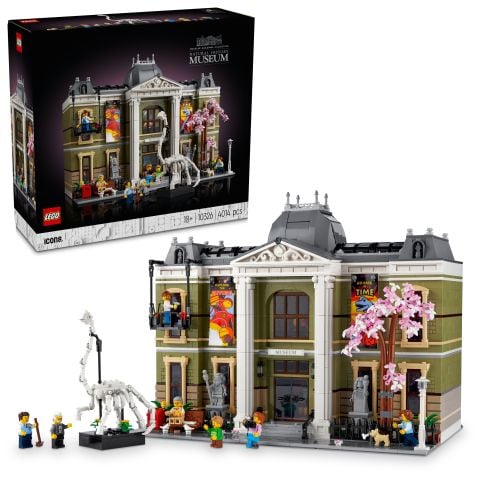 LEGO® Icons Doğa Tarihi Müzesi 10326 -Yetişkinler için Koleksiyonluk ve Sergilenebilir Yaratıcı Model Yapım Seti (4014 Parça)
