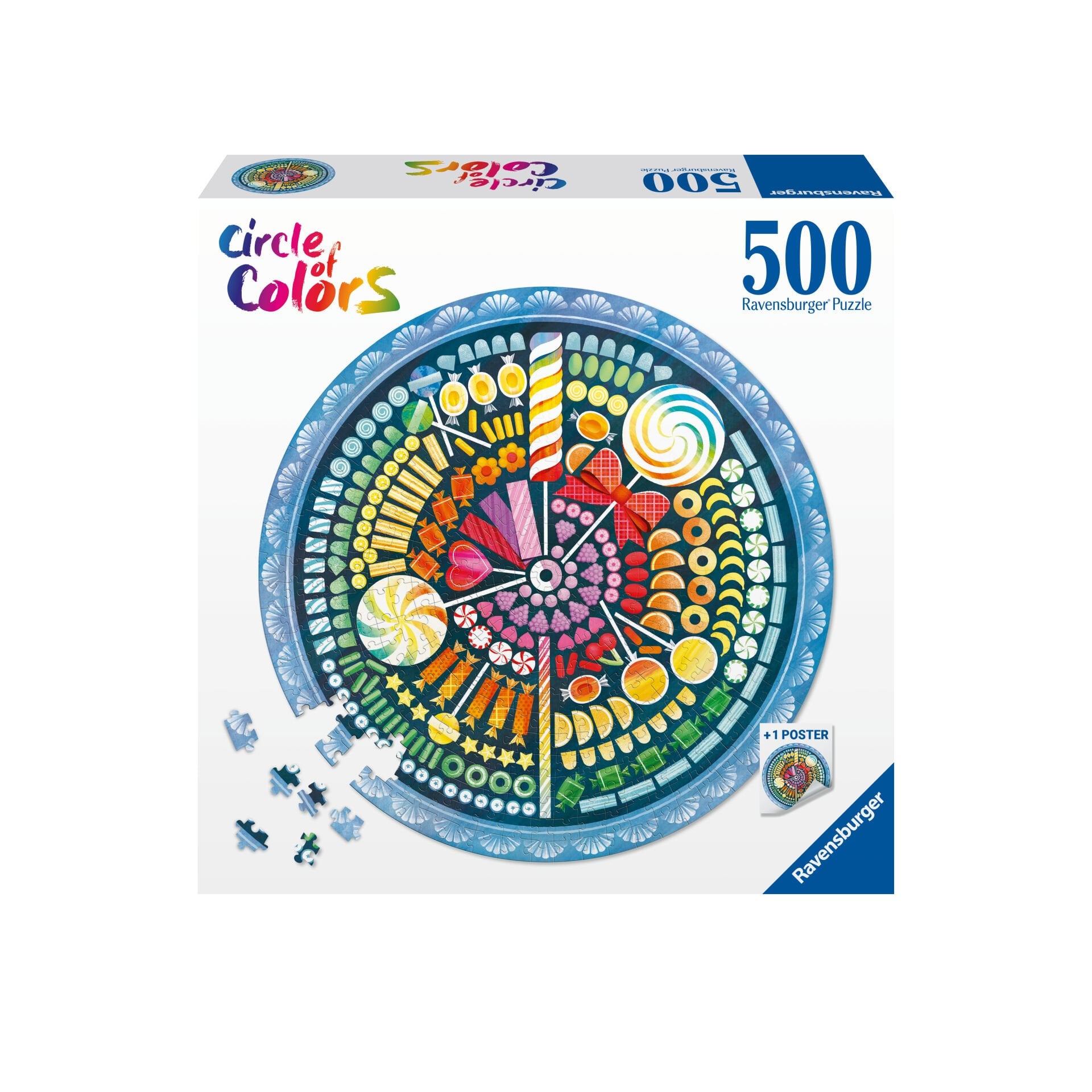 500 Parça Puzzle Daire Şekerleme