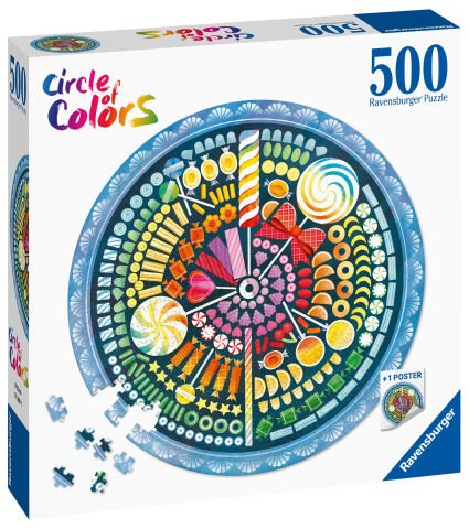 500 Parça Puzzle Daire Şekerleme