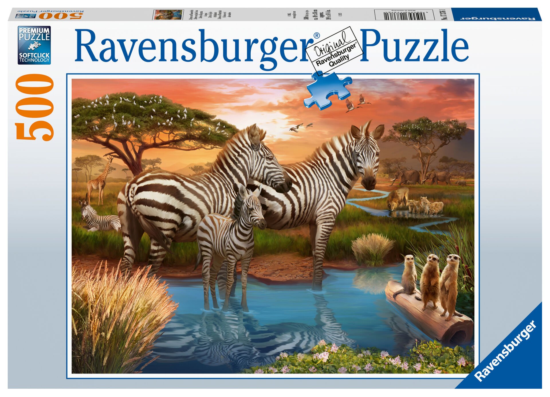 500 Parça Puzzle Zebra