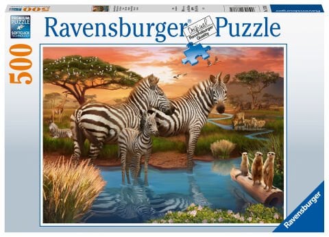 500 Parça Puzzle Zebra