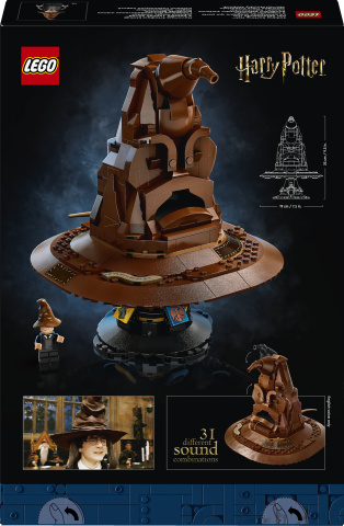 LEGO® Harry Potter™ Konuşan Seçmen Şapka 76429 - Yetişkin Harry Potter Hayranları için Koleksiyonluk Yaratıcı Model Yapım Seti (561 Parça)