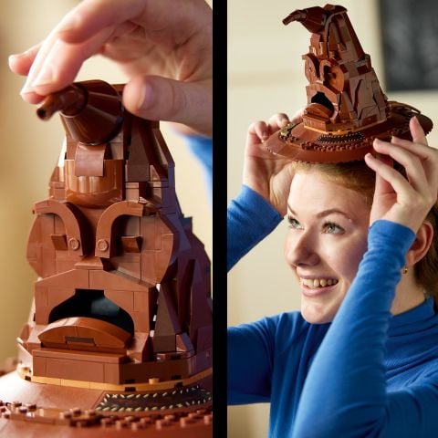 LEGO® Harry Potter™ Konuşan Seçmen Şapka 76429 - Yetişkin Harry Potter Hayranları için Koleksiyonluk Yaratıcı Model Yapım Seti