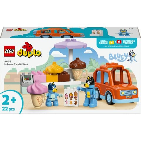 LEGO® DUPLO® Bluey: Bluey ile Dondurma Gezisi Küçük Çocuk Oyuncağı 10458