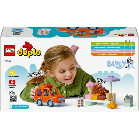 LEGO® DUPLO® Bluey: Bluey ile Dondurma Gezisi Küçük Çocuk Oyuncağı 10458