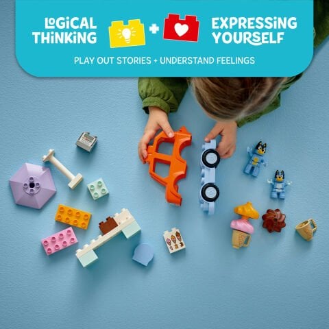 LEGO® DUPLO® Bluey: Bluey ile Dondurma Gezisi Küçük Çocuk Oyuncağı 10458