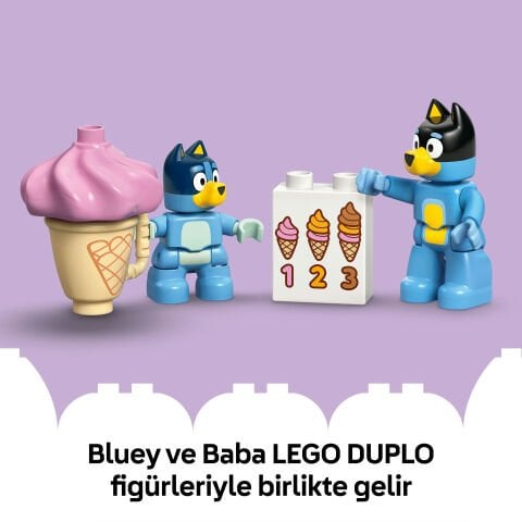 LEGO® DUPLO® Bluey: Bluey ile Dondurma Gezisi Küçük Çocuk Oyuncağı 10458