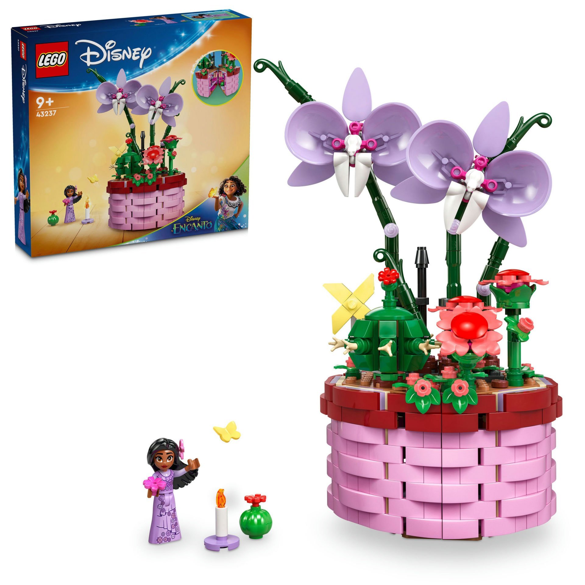 LEGO® ǀ Disney Enkanto Isabela’nın Saksısı 43237 - Yaratıcı Oyuncak Yapım Seti (641 Parça)