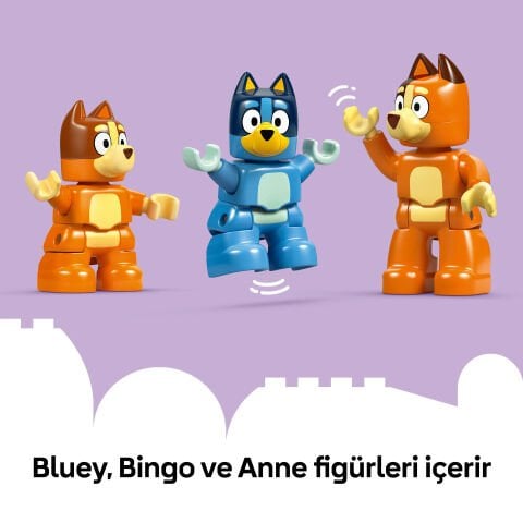 LEGO® DUPLO® Bluey: Bluey Ailesinin Evi ve Hafıza Oyunu İnteraktif Oyuncak 10459