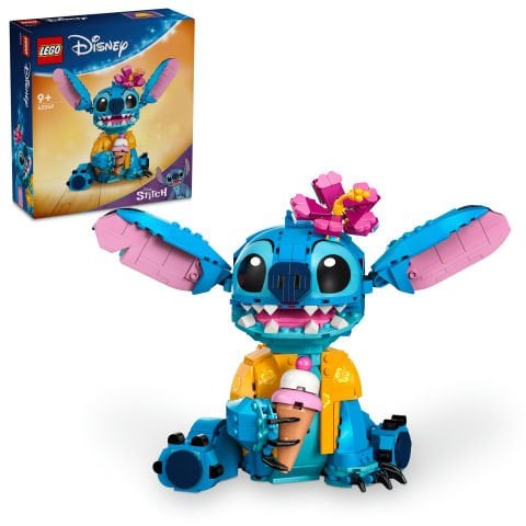 LEGO® ǀ Disney Stiç 43249 - Dondurma Külahlı İnşa Edilebilen Yaratıcı Oyuncak Yapım Seti (730 Parça)