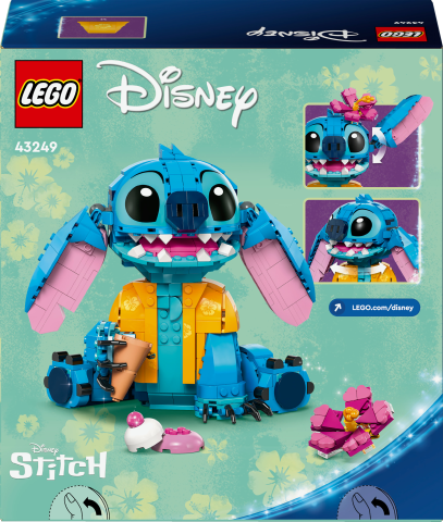 LEGO® ǀ Disney Stiç 43249 - Dondurma Külahlı İnşa Edilebilen Yaratıcı Oyuncak Yapım Seti (730 Parça)