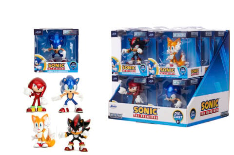 Jada, Sonic the Hedgehog Figürleri Die-Cast ( Metal ), 6,5 cm (Tekli)
