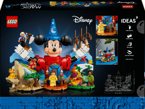 LEGO® Ideas Disney Büyüsü Seti, Yetişkinler için Hediye 21352