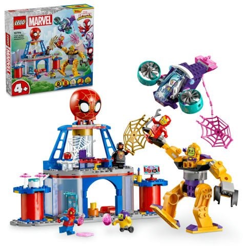 LEGO® 4+ Spidey Takımı Ağ Örücü Karargahı 10794 - 5 Minifigür İçeren Yaratıcı Oyuncak Yapım Seti (193 Parça)