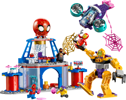 LEGO® 4+ Spidey Takımı Ağ Örücü Karargahı 10794 - 5 Minifigür İçeren Yaratıcı Oyuncak Yapım Seti