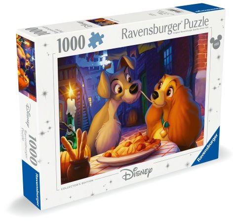 1000p Puzzlezle WD Leydi ve Sokak Köpeği