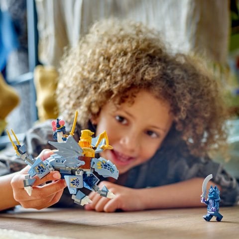 LEGO® NINJAGO® Genç Ejderha Riyu 71810 -3 Ninja Minifigürü İçeren Yaratıcı Oyuncak Yapım Seti (132 Parça)
