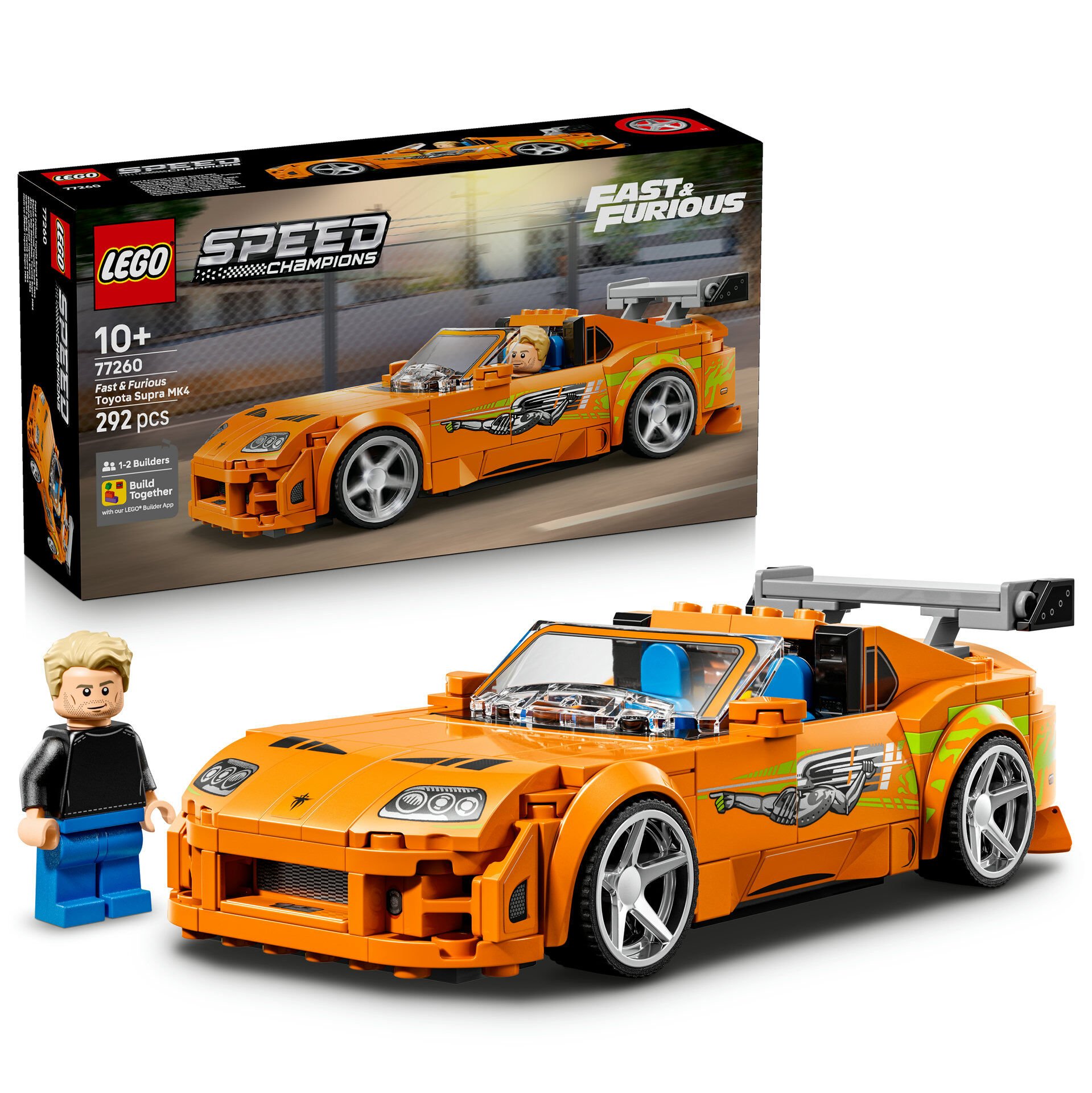 レオページ LEGO® Speed Champions Hızlı ve Öfkeli Toyota Supra MK4 77260